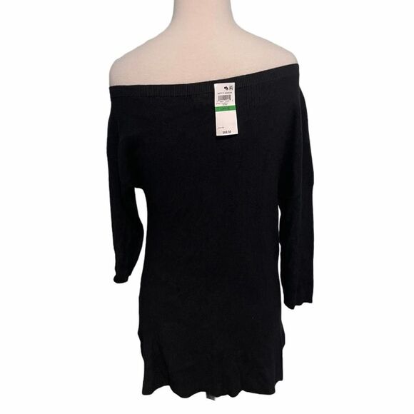 Thalia Sodi‎ Off The Shoulder Sweater Black Large - Picture 5 of 13